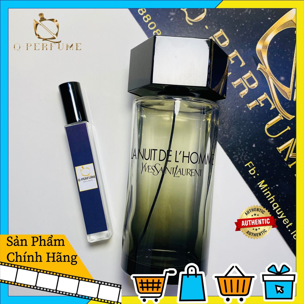 [CHÍNH HÃNG] Nước hoa nam YSL La Nuit De L'Homme EDT