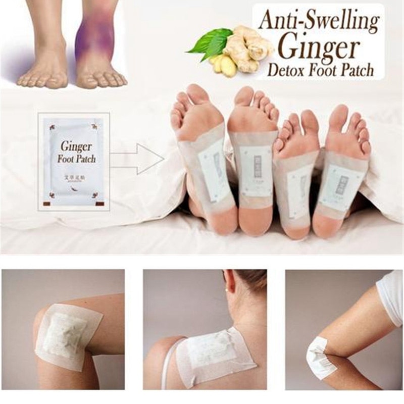 [Hàng mới về] Bộ 10/50 miếng dán bàn chân thải độc giảm cân chiết xuất cây ngải đắng