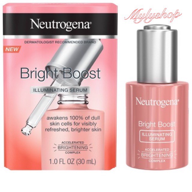 Tinh Chất Serum trắng sáng da Neutrogena Bright Boost Illuminating 30ml Hàng Mỹ