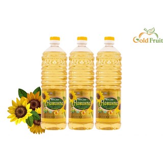 1 THÙNG =15 CHAI Dầu ăn hướng dương Nga nhập khẩu nguyên chai date mới nhất