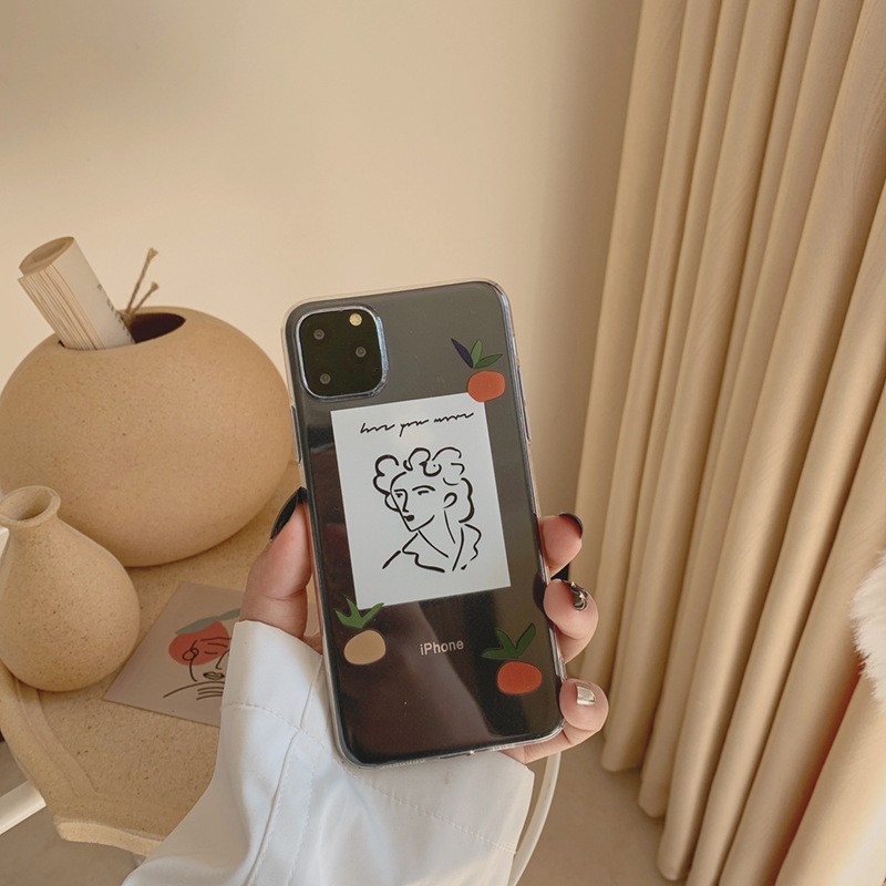 Ốp iPhone nghệ thuật đương đại chất liệu xịn chống ố ốp lưng iphone 8plus x xr xs xsmax 11 12 pro max mini t78