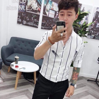 ÁO SƠ MI NAM KẺ SỌC