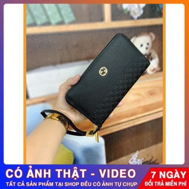 🔥Free ship_Xả kho🔥Ví da cầm tay bản to. Bóp da cầm tay Nam nữ. (hàng loại 1)