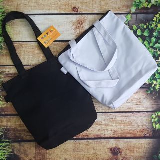 Túi tote đen trơn