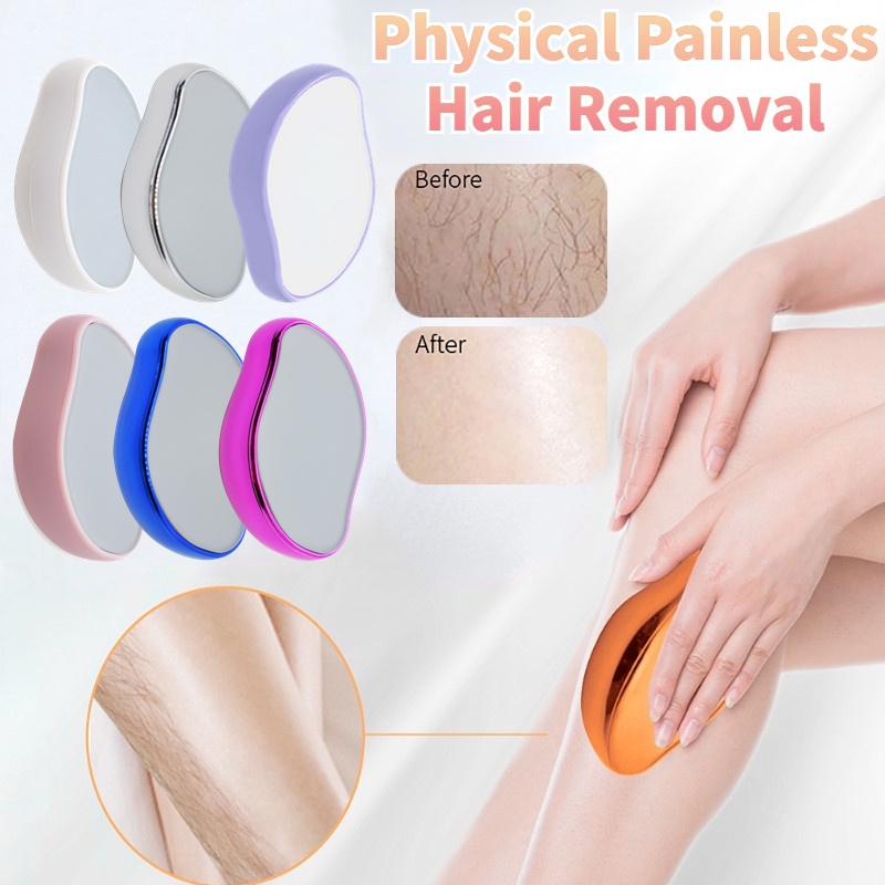 1 Dụng Cụ Tẩy Lông Vùng Dưới Cánh Tay Bằng Nhựa ABS Mặt Nhám Không Gây Kích Ứng An Toàn