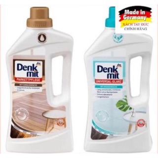 Nước lau sàn gỗ, sàn gạch Denkmit Đức 1000ml giúp bền màu sàn, đuổi côn trùng hiệu quả