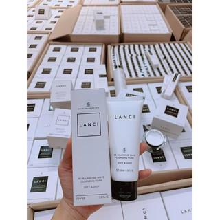 Sửa Rửa Mặt Lanci Re-Balancing White Cleansing Foam 100ml
