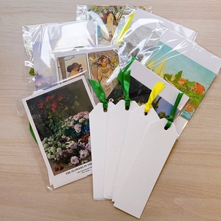 Bookmark màu nước kèm postcard