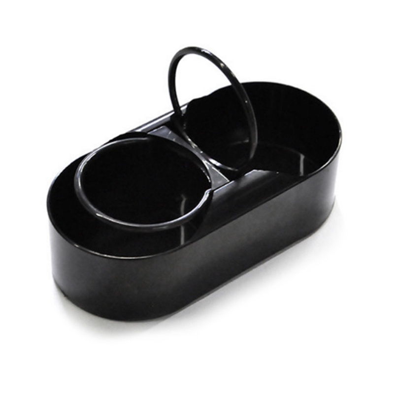 Giá Đỡ Cốc / Chai Nước Uống Hai Lỗ Bằng ABS Thông Dụng Cho Xe Hơi