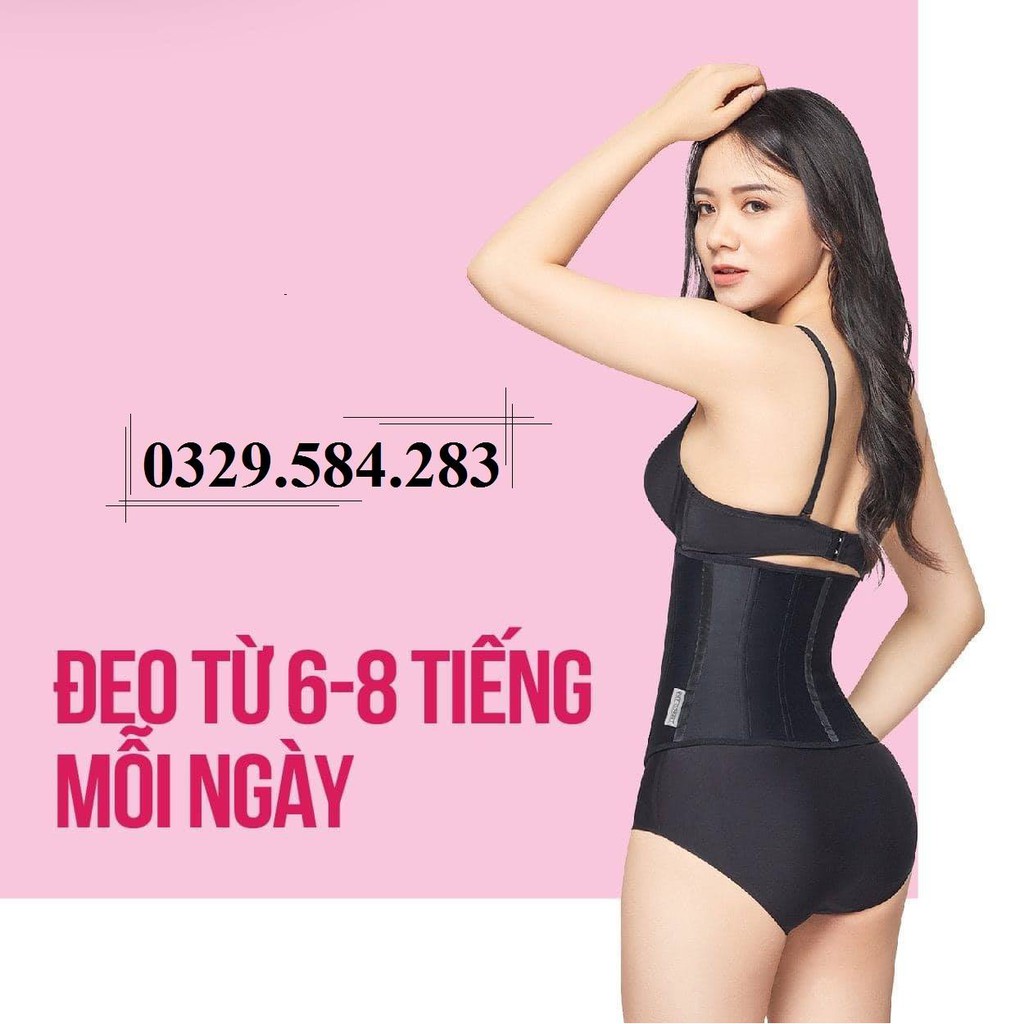 [Tặng thanh nới+Liner] Đai nịt bụng latex Hy Lạp 25 xương-Gen nịt bụng lưng thẳng eo thon-Đai định hình latex chính hãng