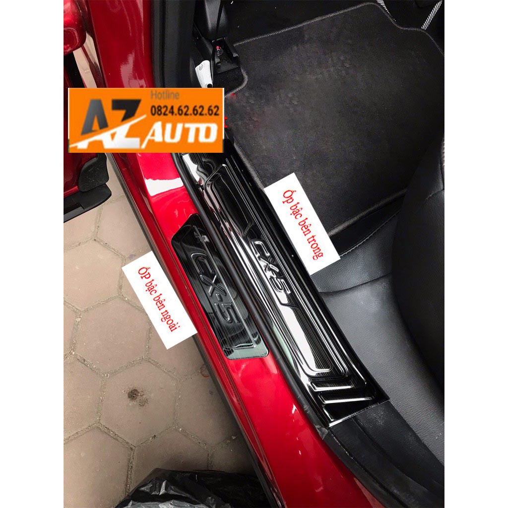 Ốp bậc cửa , Nẹp bước chân Mazda CX-5, CX5 2018 –2023 Titan