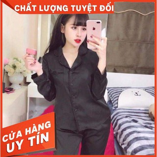 Bộ lụa bèo satin tay dài quần dài