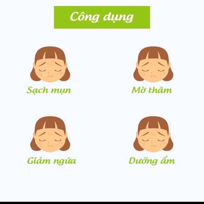 Combo Yoosun Rau má, Acnes, dịu mẩn ngứa, giảm mụn, giảm thâm sẹo do mụn