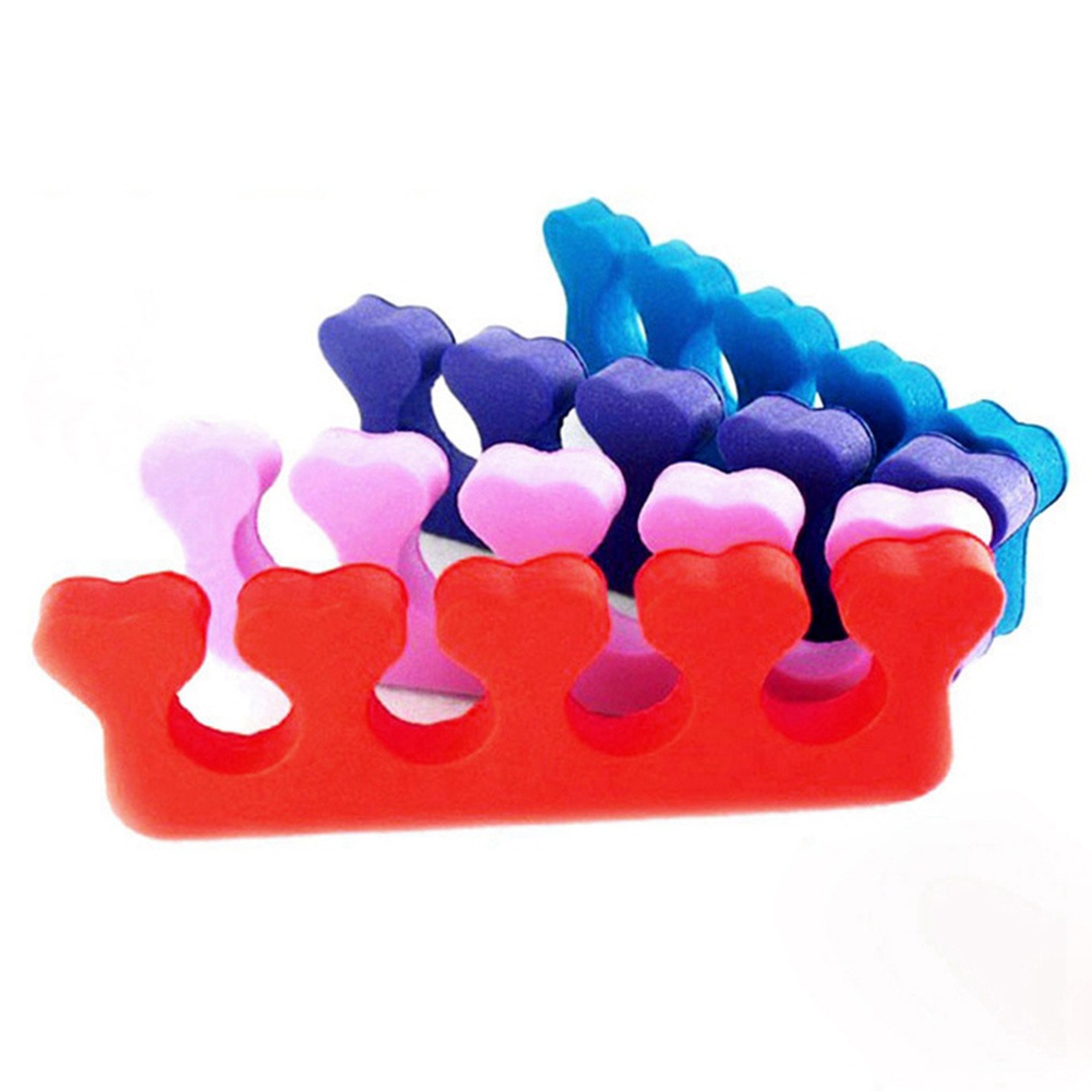 Set 10 / 20 Miếng Xốp Mềm Tách Ngón Chân Để Làm Móng Tại Nhà / Salon
