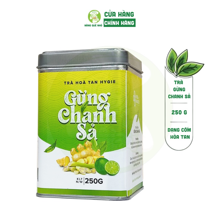 Trà Gừng Chanh Sả Tăng Sức Đề Kháng Hygie and Panacee 250gr