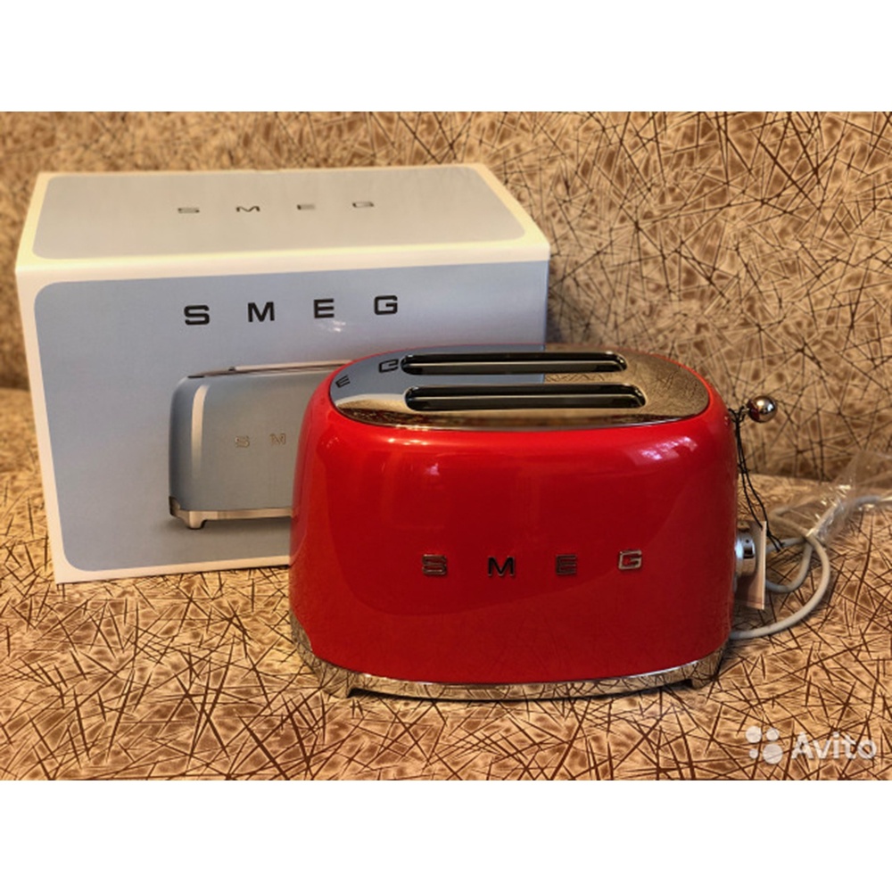 Máy nướng bánh mỳ SMEG TSF01RDEU màu đỏ