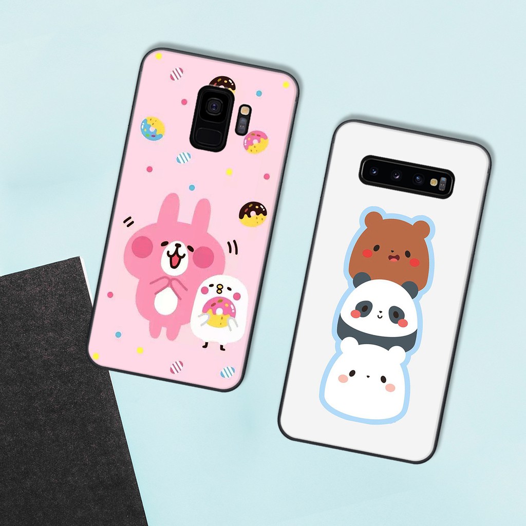 Ốp lưng Samsung S9/ S9 PLUS/ S10/ S10 PLUS/  A01/ A11-   ỐP LƯNG THỎ - GẤU- DORAEMON-  GẤU TRẮNG siêu đáng yêu