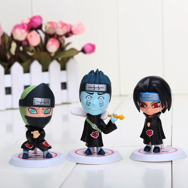 Set 11 Mô Hình Nhân Vật Phim NARUTO Q  Cao 6.5cm