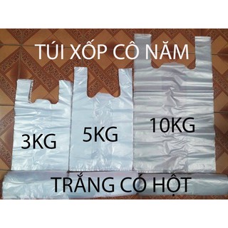 1KG TÚI XỐP TRẮNG LOẠI CÓ HỘT (CÓ GAI)