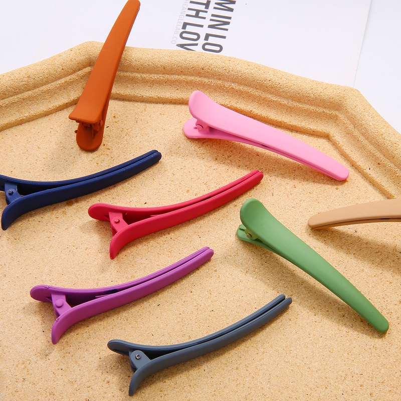 Kẹp Tóc Mỏ Vịt Bằng Nhựa Resin Phong Cách Hàn Quốc DIY Đơn Giản Dành Cho Nữ