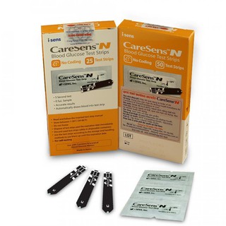 Que thử đường huyết caresen dạng vỉ
