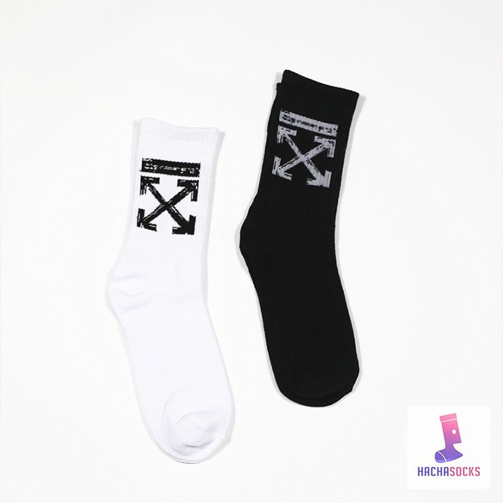 Vớ Tất Ngắn OFF WHITE Thời Trang Đường Phố