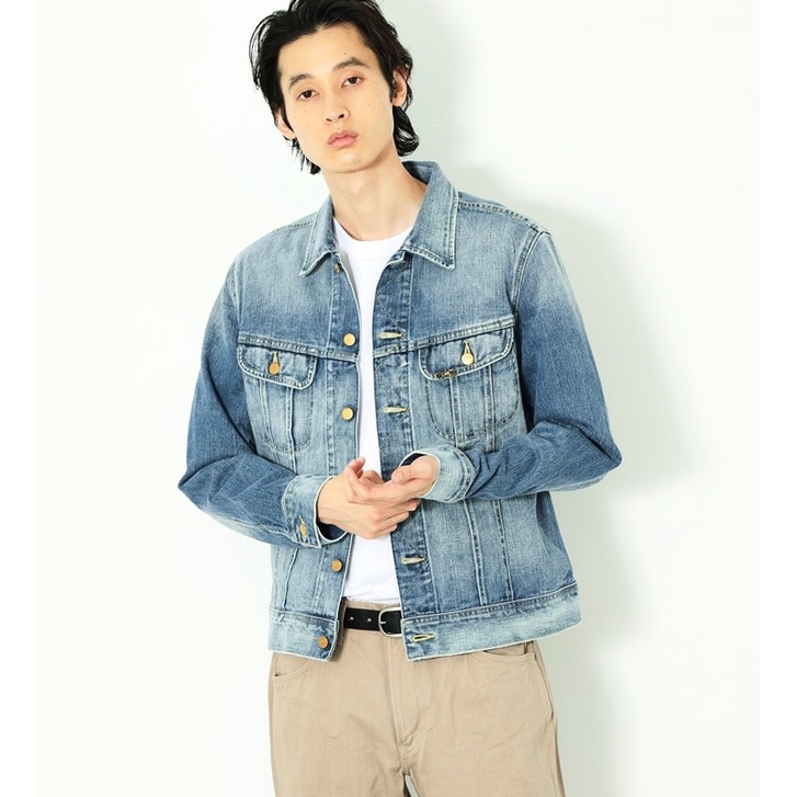 𝘼́𝙤 𝘿𝙚𝙣𝙞𝙢 𝘾𝙧𝙤𝙥 𝙀𝙙𝙬𝙞𝙣 Áo Jeans Xanh Đậm Form Crop Chính hãng Nhật Bản