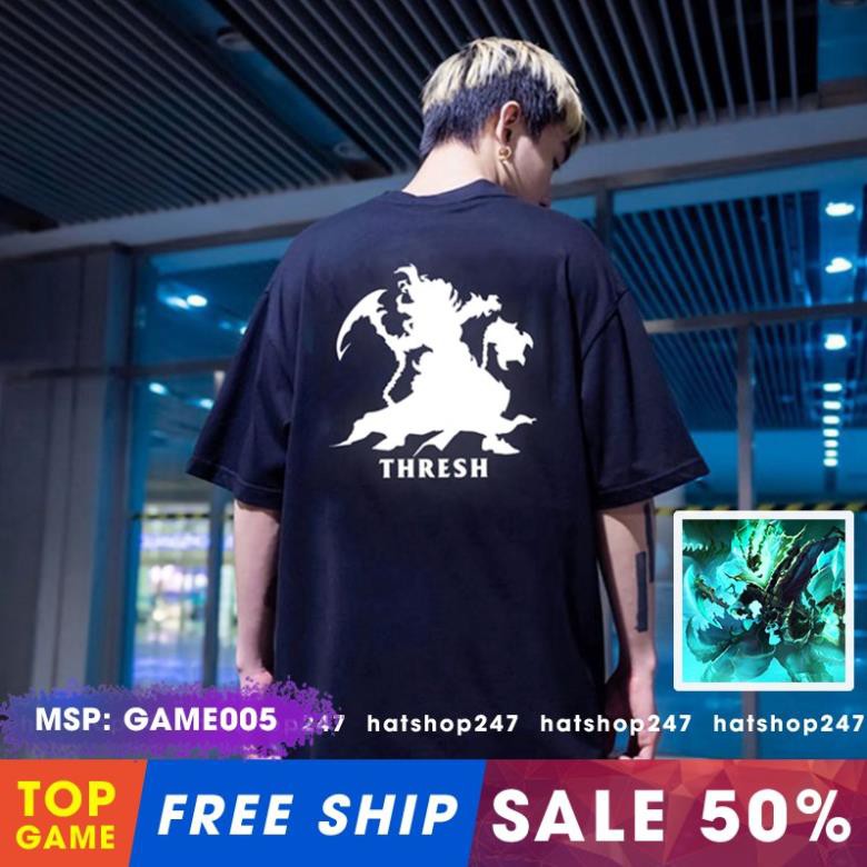 SALE- Áo Game Phản Quang Liên Minh Huyền Thoại Tướng THRESH - SGAME005 - giá siêu sốc