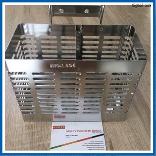 ỐNG ĐŨA 2 NGĂN INOX 304 HÀNG ĐẸP(MS 12)