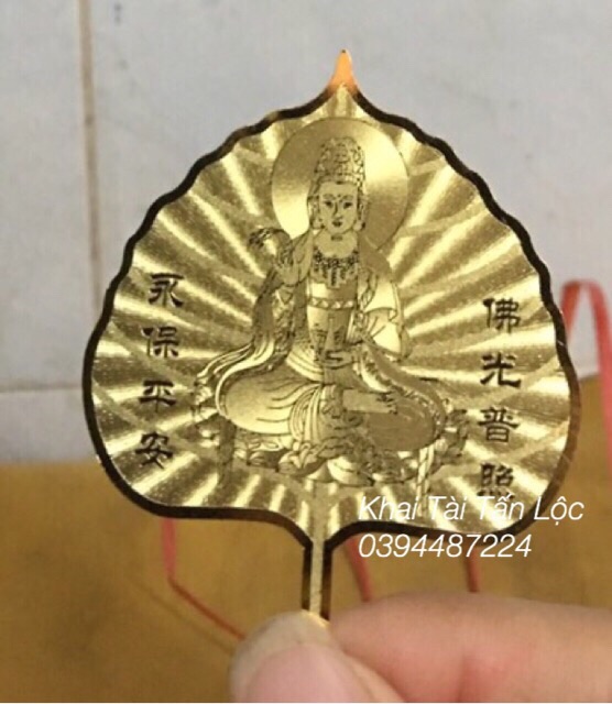 100 lá bồ đề mạ vàng TÀI LỘC