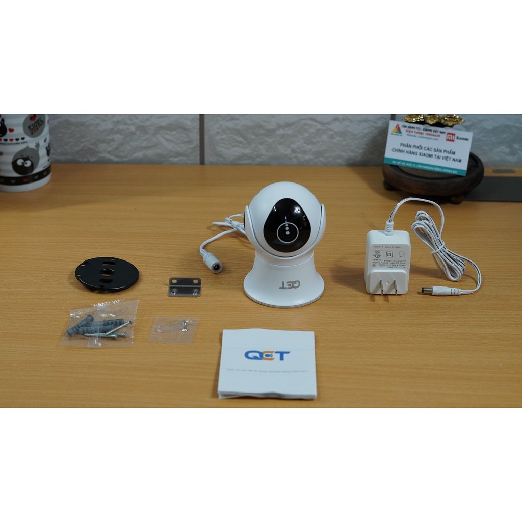 Camera IP ngoài trời QCT Outdoor 1296p gen2 Quốc Tế tích hợp bộ nhớ 64g