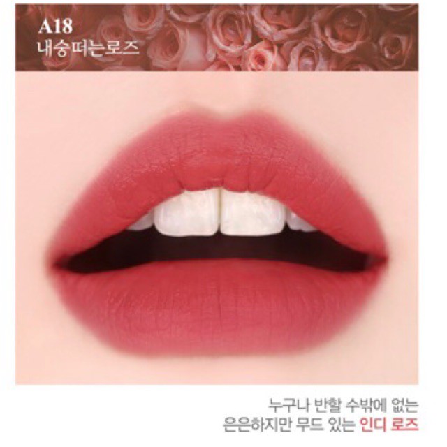 (SunShop) SON KEM Black Rouge Air Fit Velvet Tint Ver.4 Bad Rose | BigBuy360 - bigbuy360.vn