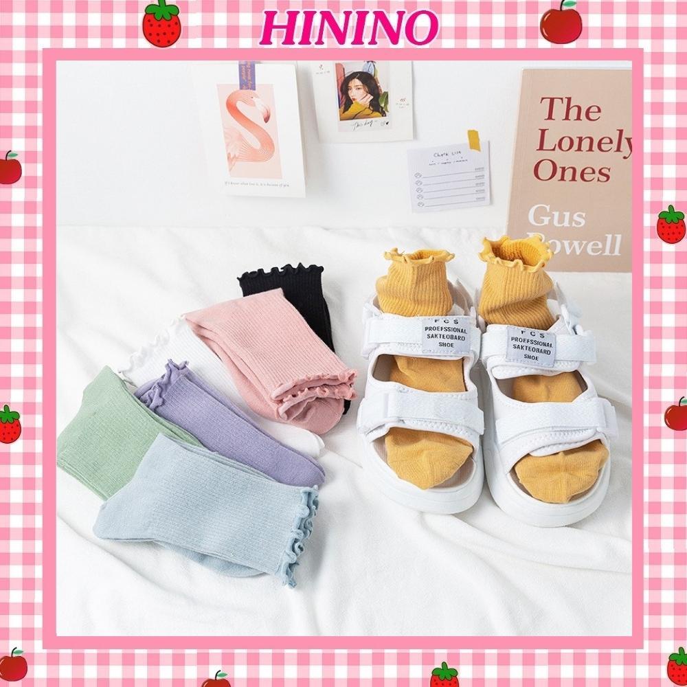 Tất bèo nữ cổ cao nhún vintage cực xinh TN30