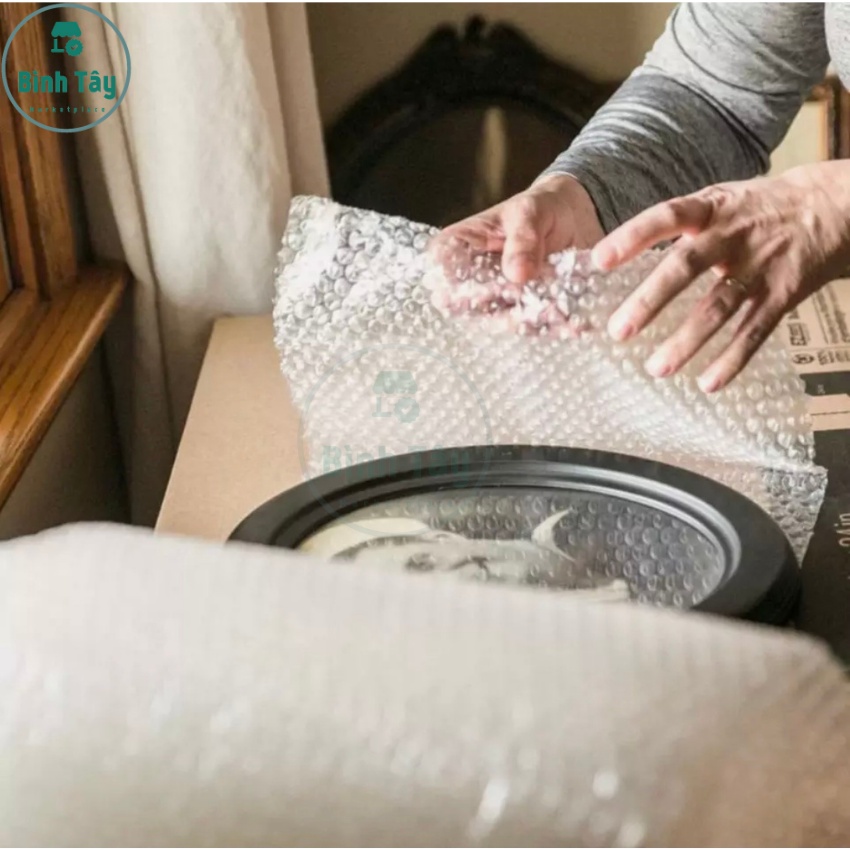 (Nhiều size) Bóng gói hàng hàng gốm sứ - Bubble Wrap - Bóng xốp - Màng hơi gói hàng dễ vỡ BT-K025