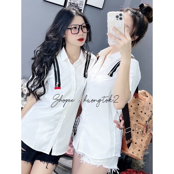 Áo sơ Mi - Khoá vai