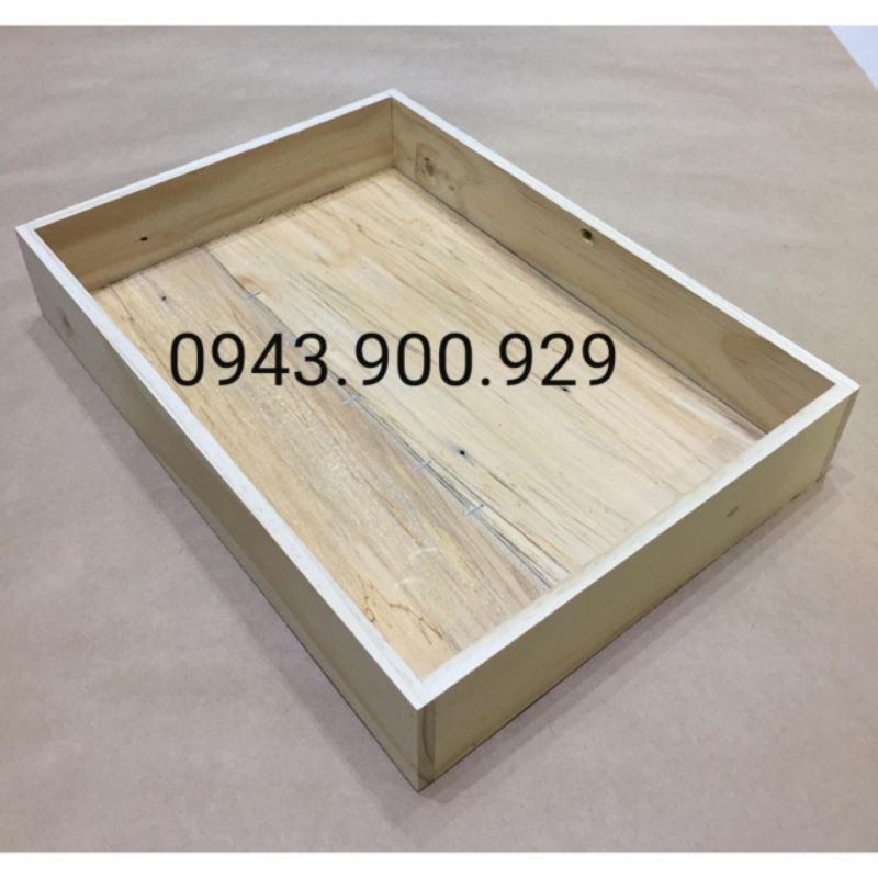 Khay gỗ Pallet đựng quà 25cm*35cm