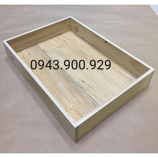Khay gỗ Pallet đựng quà 25cm*35cm