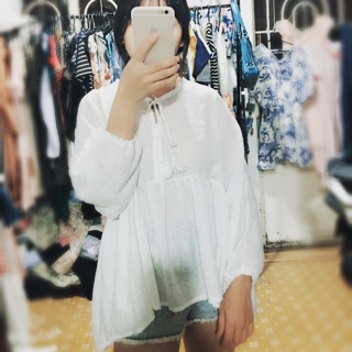áo xô kiểu korea , hàng secondhand new 90% , shop đã lựa kỹ , bao lỗi đổi trả nhé khách oi, free size dưới 60kg la vừa .