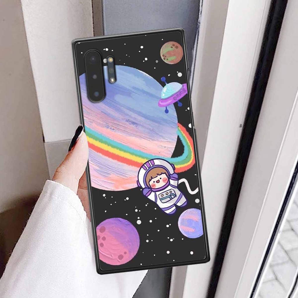 Ốp Samsung Note 10 / Note 10 Plus / Note 10+ in hình vũ trụ, phi hành gia bầu trời cute dễ thương