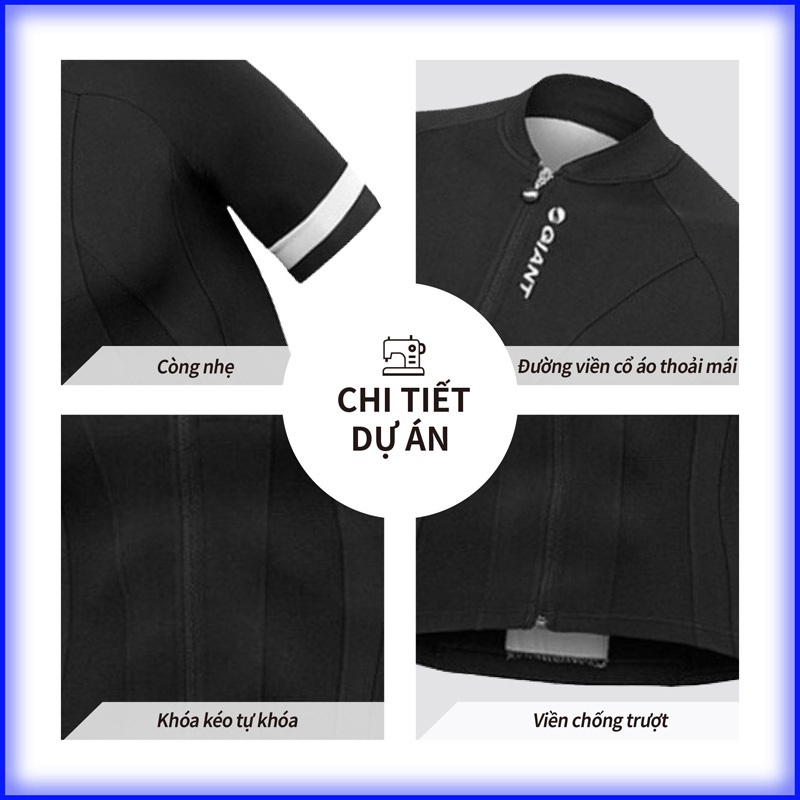 Quần short đi xe đạp dành cho nam mới đi xe đạp Bộ quần áo đi xe đạp nhanh khô Mặc quần áo đi xe đạp bộ Jersey đi xe đạp phiên bản dành cho đội đua