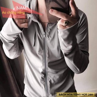 [Mới Nhất] Áo chống nắng nam cực đẹp, bao chất - Chống nắng, chống tia UV, làm mát cơ thể, khử mùi, thoát khí-Xám