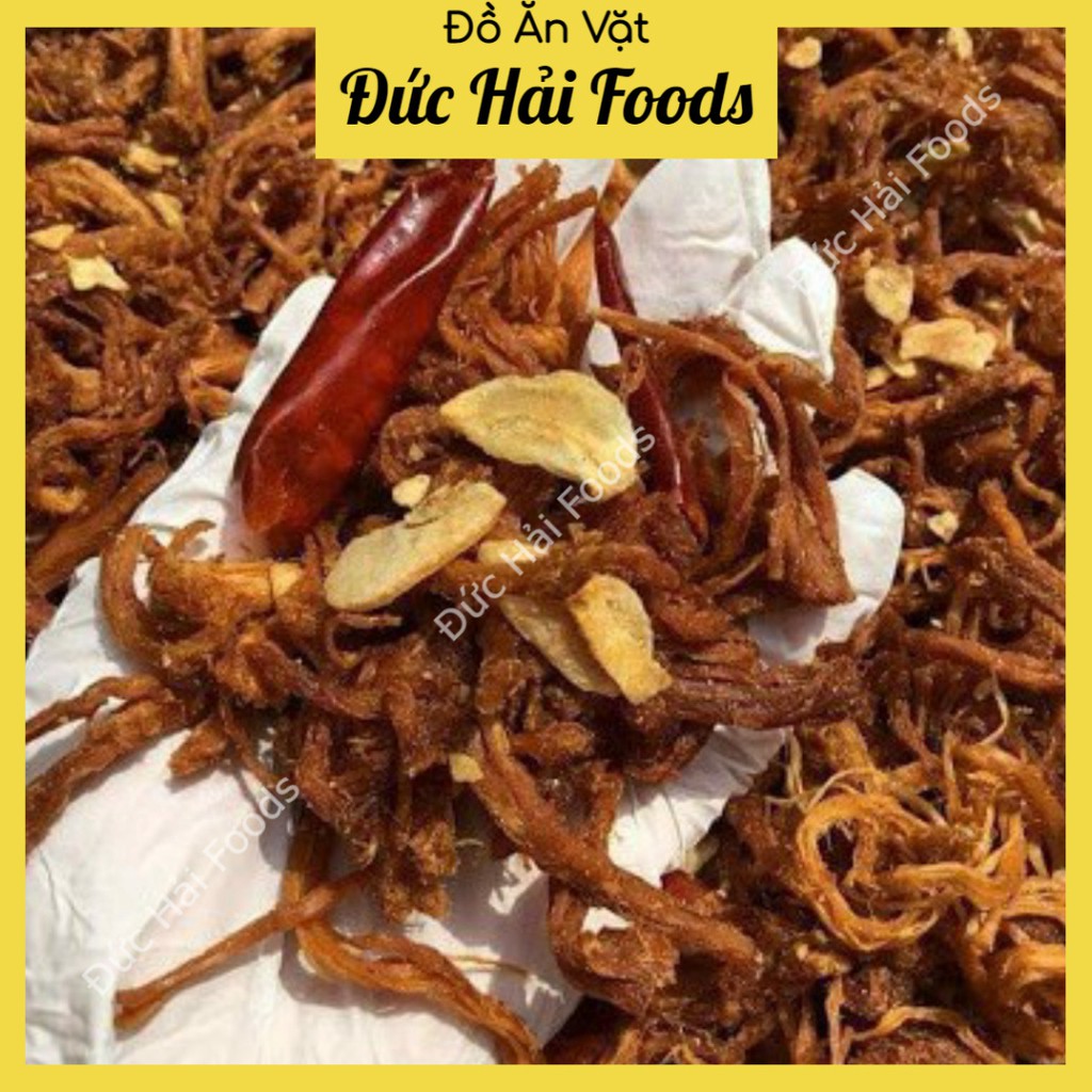 Khô Heo Cháy Tỏi, 500g Heo Khô Cháy Tỏi Loại 1 Thơm Ngon Đặc Biệt