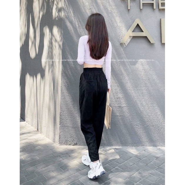 (3 SIZE 42-65KG) QUẦN BAGGY NHUNG TĂM MỊN MÁT THỜI TRANG PHÙ HỢP ĐI HỌC, ĐI LÀM, ĐI CHƠI