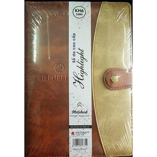 Sổ bìa da cao cấp Highlight KH6 200tr Hải Tiến