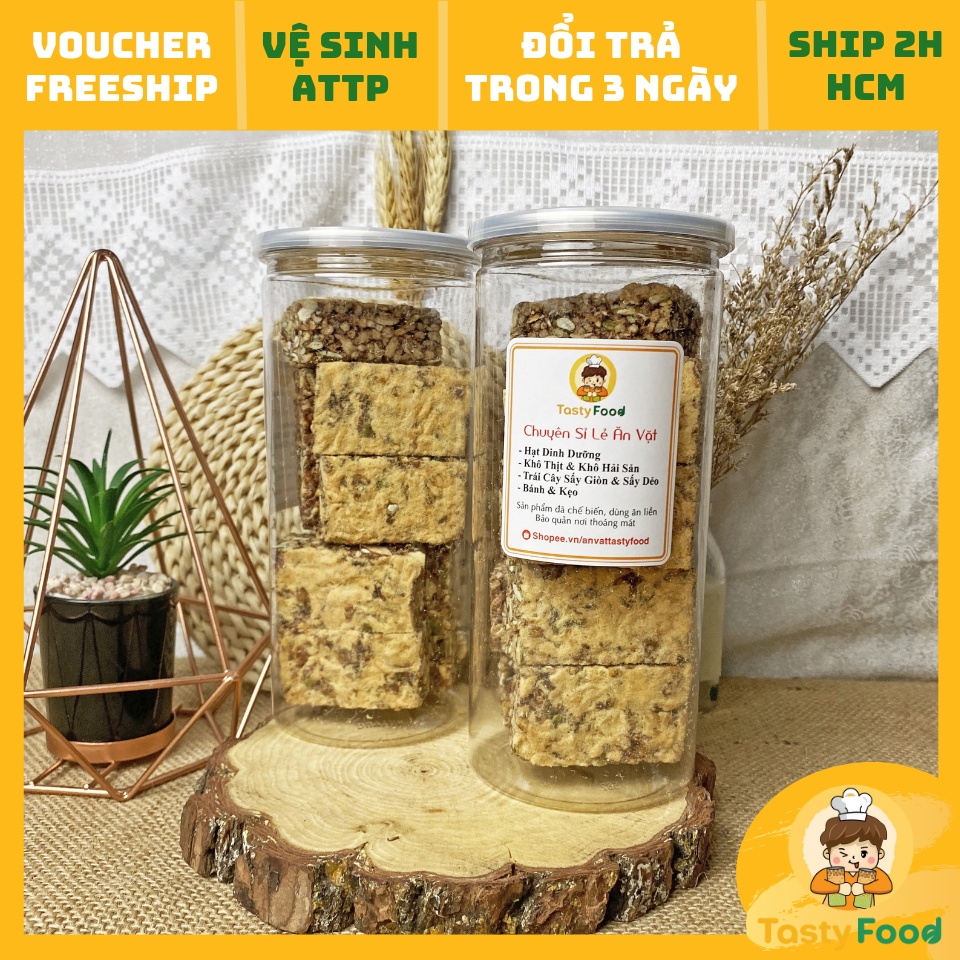 250G Thanh Gạo Lứt Chà Bông Tasty Food