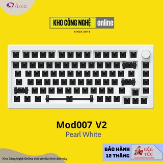 Kit bàn phím cơ AKKO Designer Studio MOD007 v3 | MOD007 v2 (Mạch Xuôi / Flex-cut / Gasket mount / South-Facing)