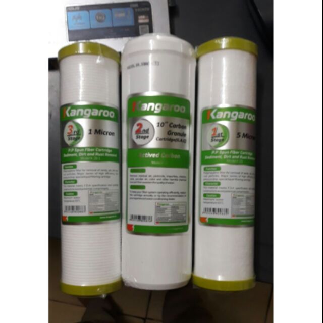 Bộ lõi lọc nước kangaroo (sẵn hàng)