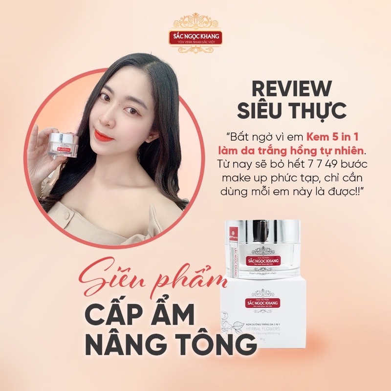 ✅ COMBO Dưỡng Da Ngày và Đêm Sắc Ngọc Khang gồm