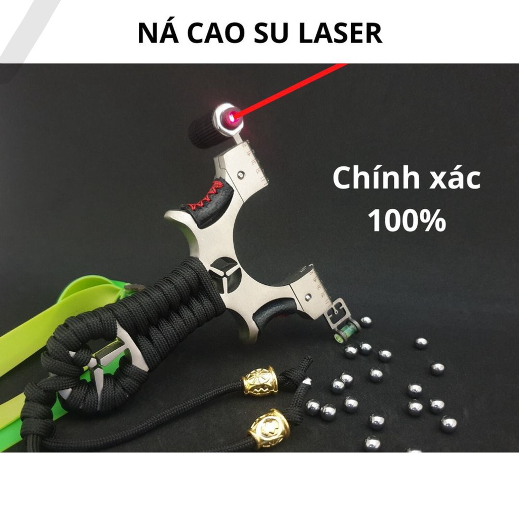 Ná cao su laze, ná thun trợ lực có ngắm laser tiện lợi dùng được cả ngày và đêm ..