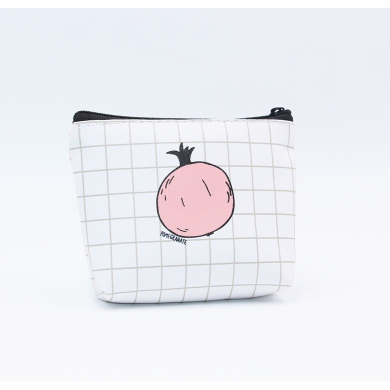 [Mã WABRWB24 giảm 30K đơn 99K] Ví nữ mini hoạ tiết hoa quả chống thấm nước có khoá kéo hình hoa quả đáng yêu B B&B | BigBuy360 - bigbuy360.vn